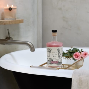 Charcoal Rose Bubble Bath - Moisturizing & Hydrating 25 oz