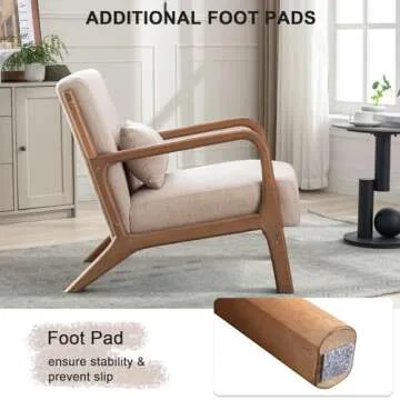 ANJ Modern Arm Chair - Mid-Century Elegance & Comfort