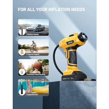 AstroAI 20V Cordless Tire Inflator for Cars and More
