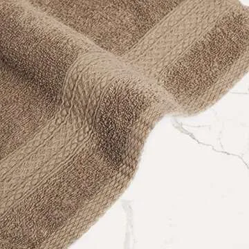 Luxurious Washcloths Set of 12 - Plush & Soft Cotton Wash Cloths