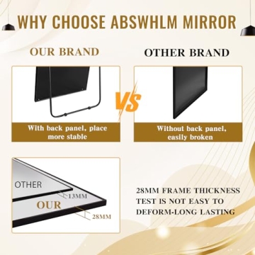 Elegant ABSWHLM Arched Full Length Mirror for Any Room