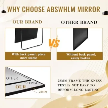 Elegant ABSWHLM Arched Full Length Mirror for Any Room