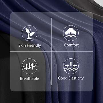 OLIKEME Wide Leg Sweatpants with Pockets for Women Comfy Lounge Pants Stretchy Lightweight Athletic Pants (Black-M)