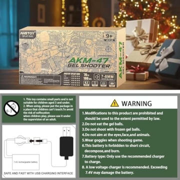 Anstoy Electric Gel Ball Blaster for Epic Outdoor Fun