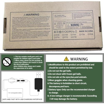 Anstoy Electric Gel Ball Blaster for Epic Outdoor Fun