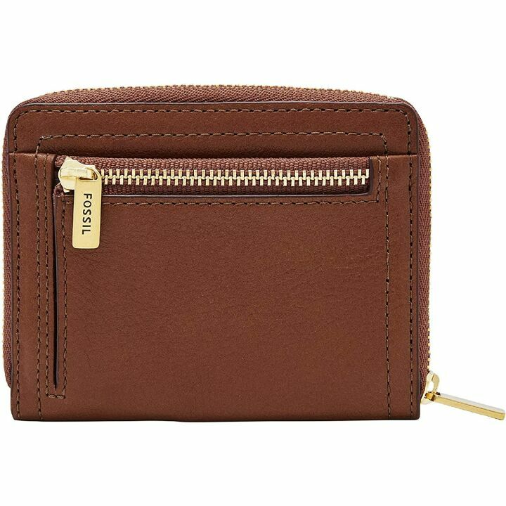 Fossil Women's Logan Leather RFID Mini Wallet