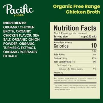 Organic Free Range Chicken Broth - Delicious & Healthy