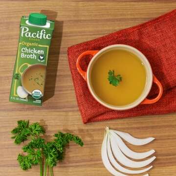 Organic Free Range Chicken Broth - Delicious & Healthy