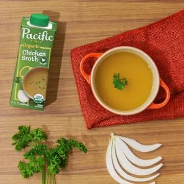 Organic Free Range Chicken Broth - Delicious & Healthy