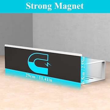 HuggieGems Magnetic Spice Storage Racks - Space Saver