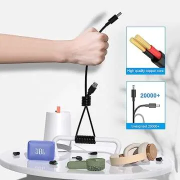 IBERLS USB to DC 5V Power Cable for All Devices