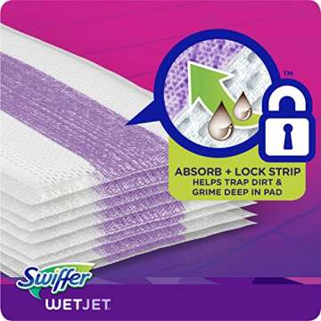 Swiffer WetJet Hardwood Floor Cleaner Pad Refill - 12 Count