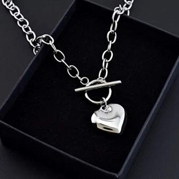 Stylish 18K Gold Plated Heart Chain Necklace Online