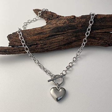 Stylish 18K Gold Plated Heart Chain Necklace Online
