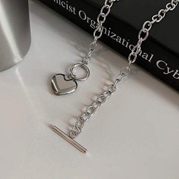 Stylish 18K Gold Plated Heart Chain Necklace Online