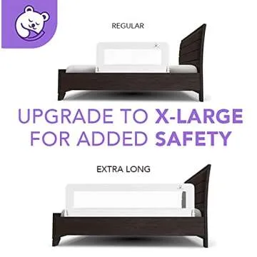 ComfyBumpy Toddler Bed Rail Guard for Safe Sleep