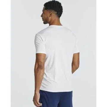 5 Pack Men’s Active Quick Dri Dry Fit Crew Neck T Shirts Athletic Running Gym Workout Short Sleeve Tee Tops Camisas para Hombres Summer