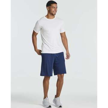 5 Pack Men’s Active Quick Dri Dry Fit Crew Neck T Shirts Athletic Running Gym Workout Short Sleeve Tee Tops Camisas para Hombres Summer