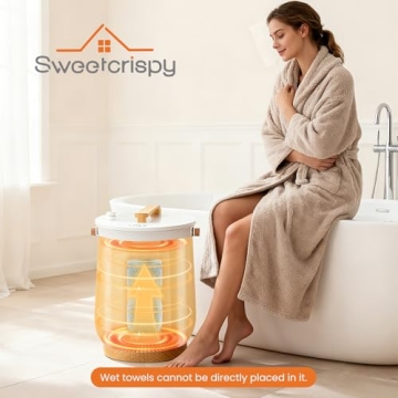 Sweetcrispy 20L Towel Warmer with Auto Shut-Off & Safety Features