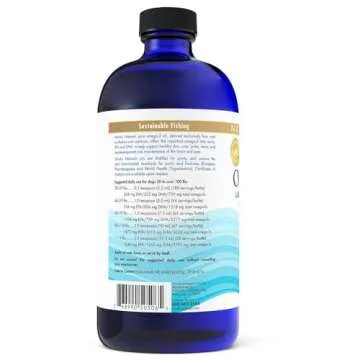 Nordic Naturals Omega-3 Pet, Unflavored - 16 oz - 1518 mg Omega-3 Per Teaspoon - Fish Oil for Large to Very Large Dogs with EPA & DHA - Promotes Heart, Skin, Coat, Joint, & Immune Health