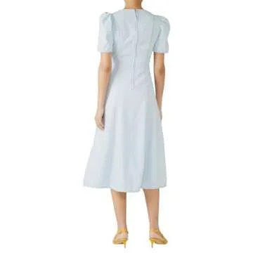 Kate Spade Pre-Loved Denim Faux Wrap Dress - Sustainable Style