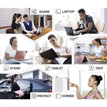 YEKBEE 360° Keyboard Case for iPad 9th Gen and More