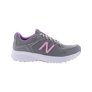 New Balance Women's 460 V3 Running Shoe, Grey/Oyster Pink, 7 Wide
