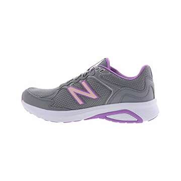 New Balance Women's 460 V3 Running Shoe, Grey/Oyster Pink, 7 Wide
