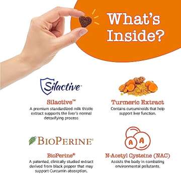 Zesty Paws Liver Support Supplement for Dogs - with Milk Thistle Extract, Turmeric Curcumin, Choline - Soft Chew Formula - for Dog Liver Function