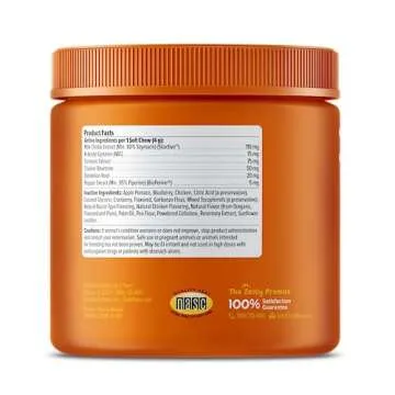 Zesty Paws Liver Support Supplement for Dogs - with Milk Thistle Extract, Turmeric Curcumin, Choline - Soft Chew Formula - for Dog Liver Function