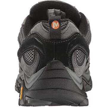 Merrell Men's MOAB 2 WTPF Hiking Shoe - Granite 10.5 US