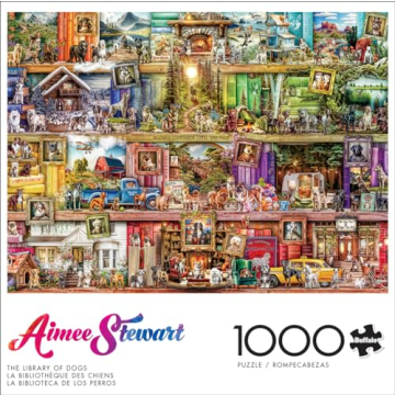 Library of Dogs 1000 Piece Puzzle - Buffalo Games