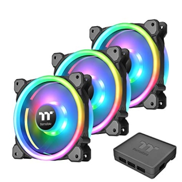 Thermaltake Riing Trio 12 RGB 120mm Computer Case Fans - Triple Pack