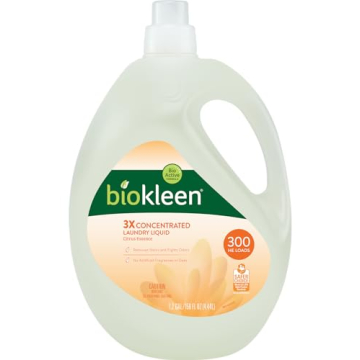 Biokleen Natural Laundry Detergent Liquid - 300 Loads- Eco Friendly Concentrated Plant Based Safe fo...