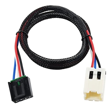RED WOLF Trailer Brake Controller Wiring Harness Connector Adapter Compatible with 2004-2020 Nissan ...