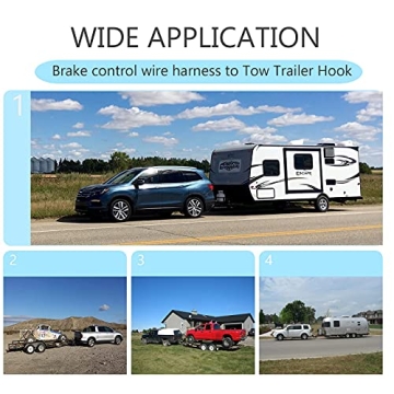 RED WOLF Trailer Brake Controller Wiring Harness for Nissan & Infiniti