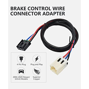 RED WOLF Trailer Brake Controller Wiring Harness for Nissan & Infiniti