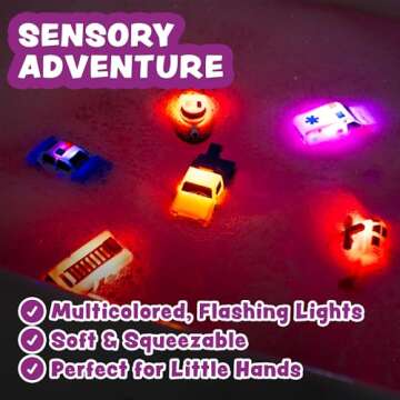 Tub Works® Emergency™ Light Up Bath Toys for Kids