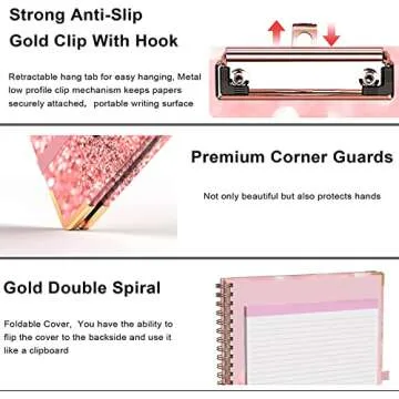 Lateefah Clipboard with Storage for School and Office Organization