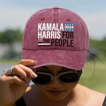 Kamala Harris 2024 Hat Kamala Harris for The People hat Classic Fashion Adjustable Caps for Men Women