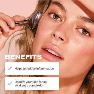 SACHEU Stainless Steel Face Roller for Your Skincare Routine