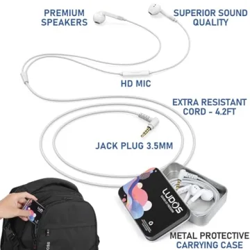 LUDOS FEROX Earbuds with Microphone & Warranty