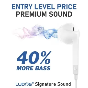LUDOS FEROX Earbuds with Microphone & Warranty