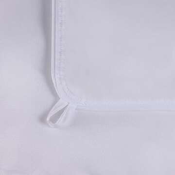 SUPERIOR Classic All-Season Reversible Down Alternative Comforter, Comfy, Fluffy, Cozy, Lightweight, Decorative, Duvet Insert, Plush, Oversized Bedding Essential, Box Quilt Design, Twin, White