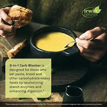 Irwin Naturals Maximum Strength 3-in-1 Carb Blocker - Neutralize Carbohydrates and Support Metabolism - 150 Liquid Softgels