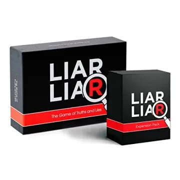 LIAR LIAR Party Game + Expansion Set - The Family Card Game of Truths and Lies for Kids, Tweens, Tee...