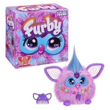 Furby Cotton Candy Interactive Plush Toy for Kids