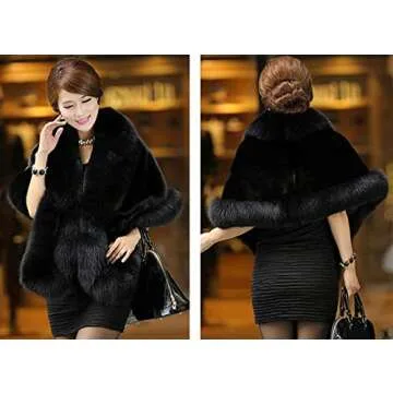 Caracilia Luxury Faux Fur Wrap for Elegant Occasions
