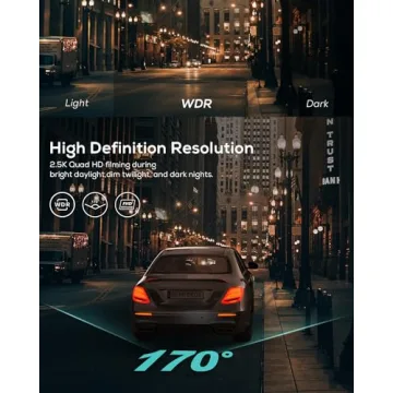 Premium iZEEKER 2.5K Dash Cam with Free 32GB Card