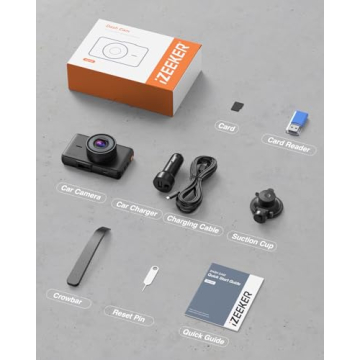 Premium iZEEKER 2.5K Dash Cam with Free 32GB Card